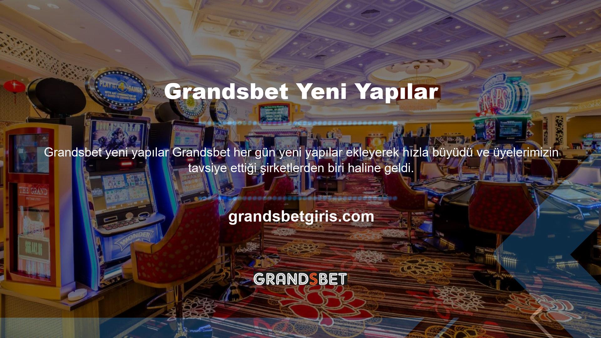 Bu sayfa, herhangi bir arama motoru Grandsbet kaydolduğunuzda görünür